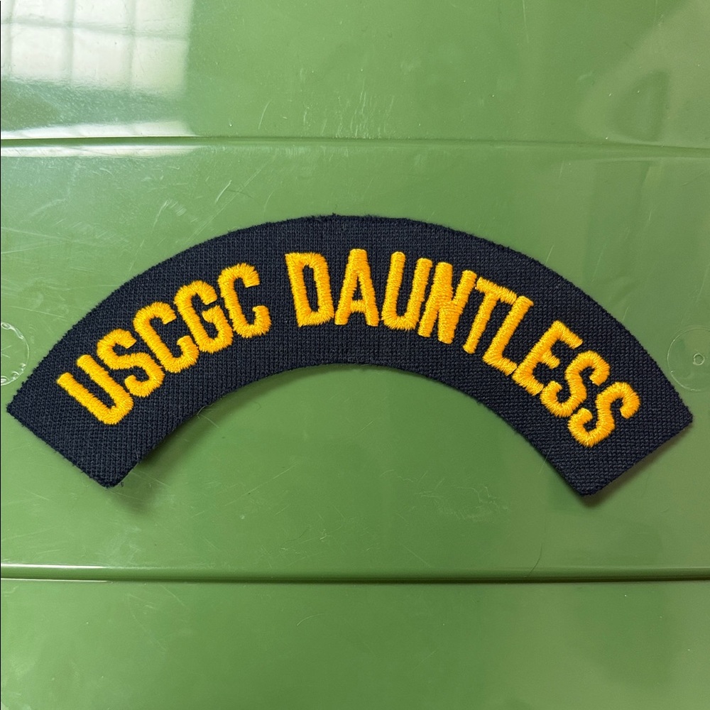 USCGC Dauntless embroidered naval Patch
